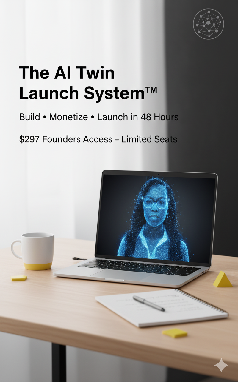 The AI Twin Launch System™ — Build, Monetize & Launch in 48 Hours (Black Friday Early Bird)