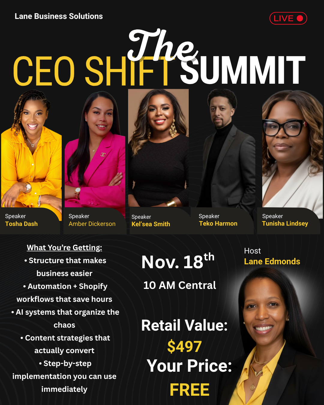 The CEO Shift Summit VIP Replay