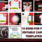 Valentine's Day Theme Editable Promo Templates