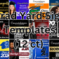 Grad Yard Sign EDITABLE Templates (CANVA)