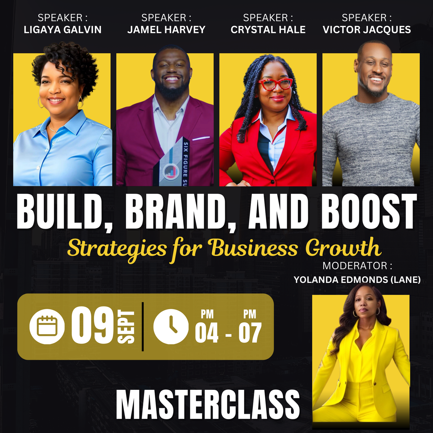 Build, Brand, and Boost "Strategies for Business Growth" Masterclass