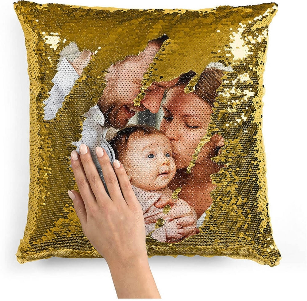 Sequin Sublimation Pillow Covers Blank