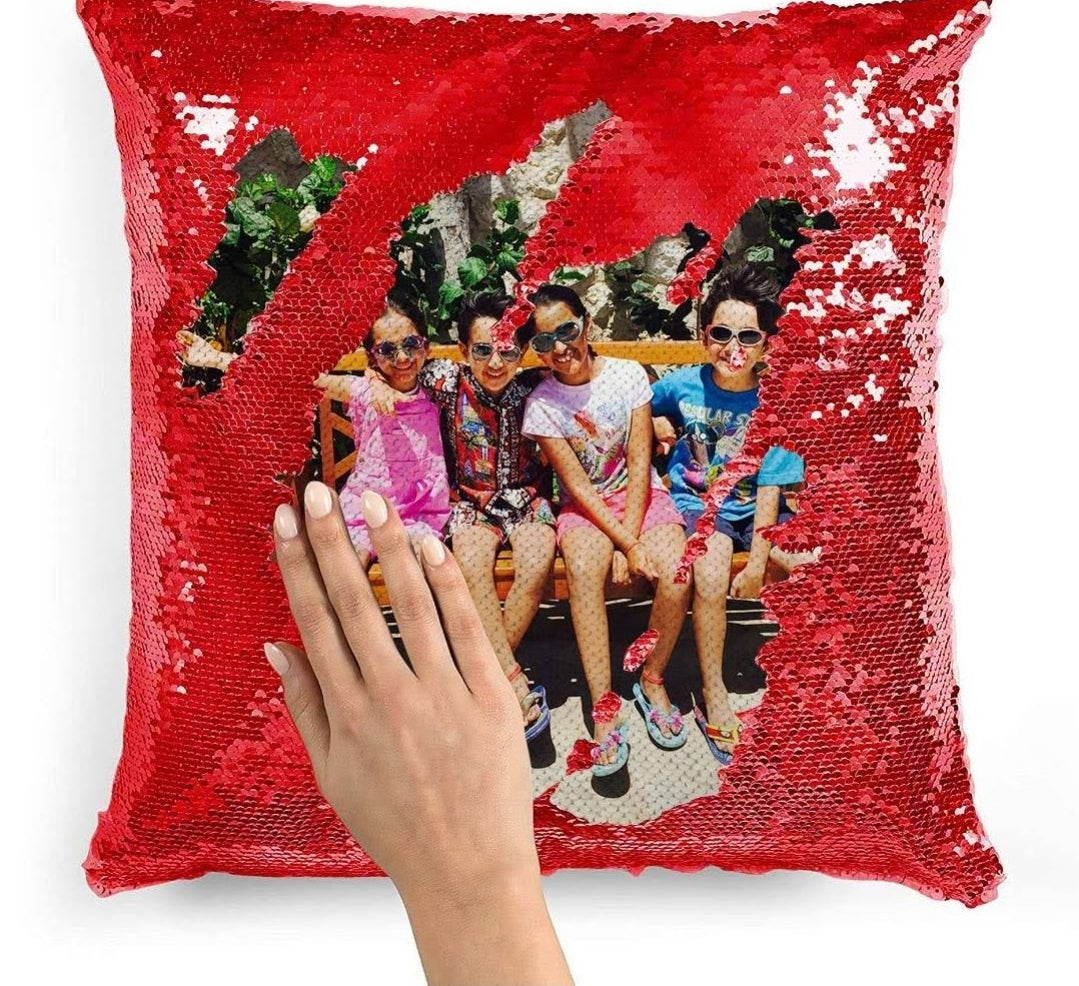 Sequin Sublimation Pillow Covers Blank