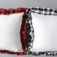 Buffalo Plaid Rim Sublimation Pillow Case - Crooked Letter Sublimation Blanks