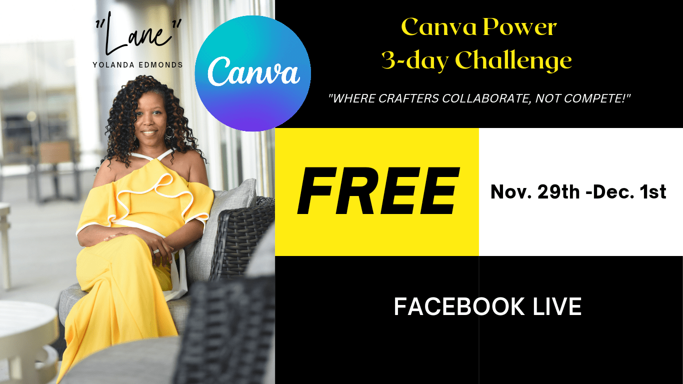 Canva Power 3-day Challenge (FREE) (CLOSED) - Crooked Letter Sublimation Blanks