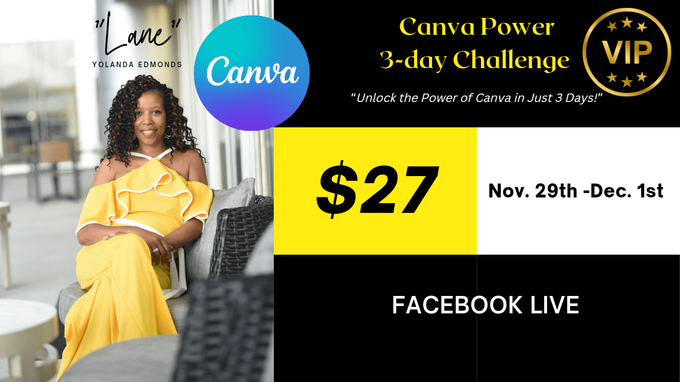 Canva Power 3-day Challenge (VIP) CLOSED - Crooked Letter Sublimation Blanks