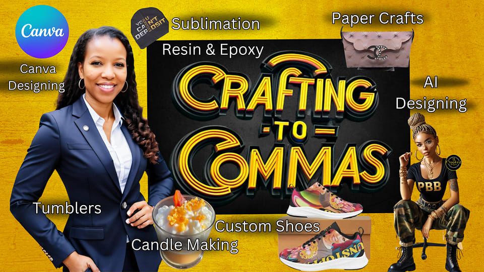 Crafting to Commas ($39 monthly) - Crooked Letter Sublimation Blanks