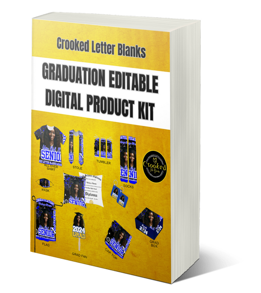 Graduation Editable Digital Product Kit for Canva