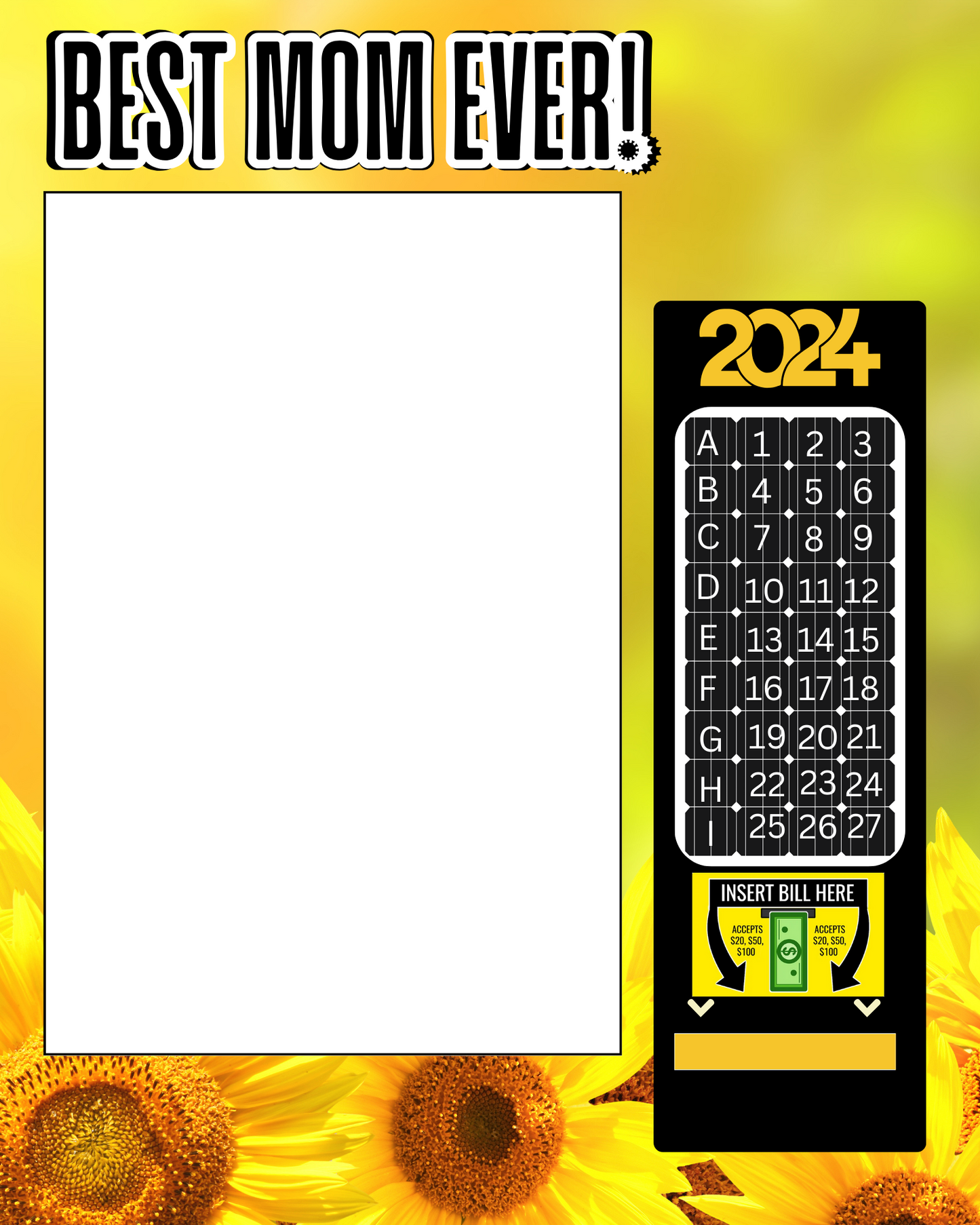 Vending Machine template (Canva) Mother's Day designs