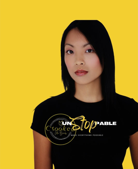 "UNSTOPPABLE" PNG - Crooked Letter Sublimation Blanks