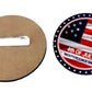 Sublimation pin buttons