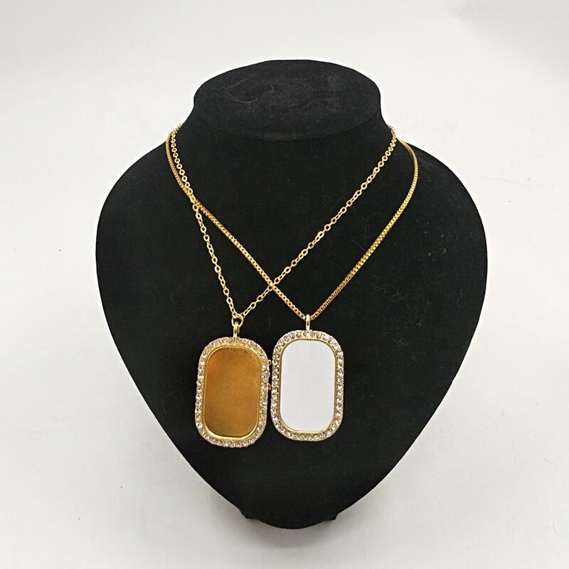 Rectangle Sublimation Jewelry -  Necklace / Pendant